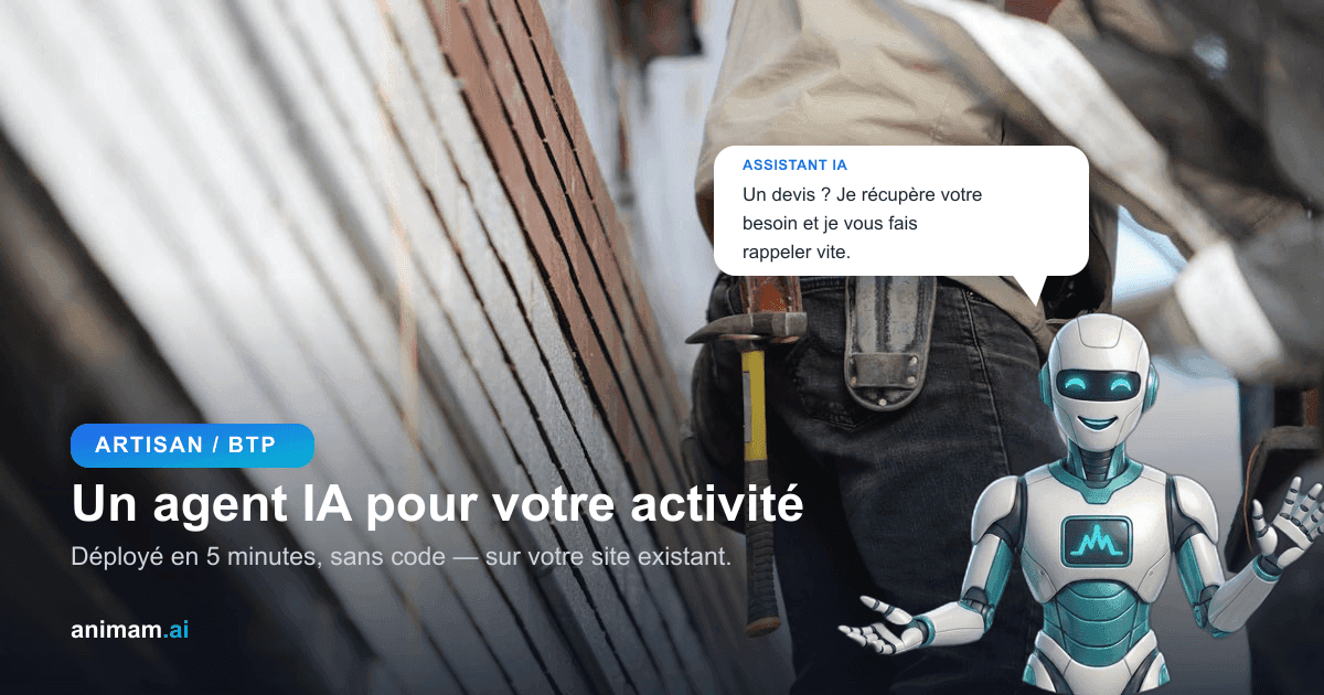 Artisan / BTP — Pour votre activité